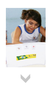 LBV de Santos - Entrega de cartilhas para as crianças com orientações sobre a prevenção contra as drogas, proteção ao meio ambiente e educação no trânsito