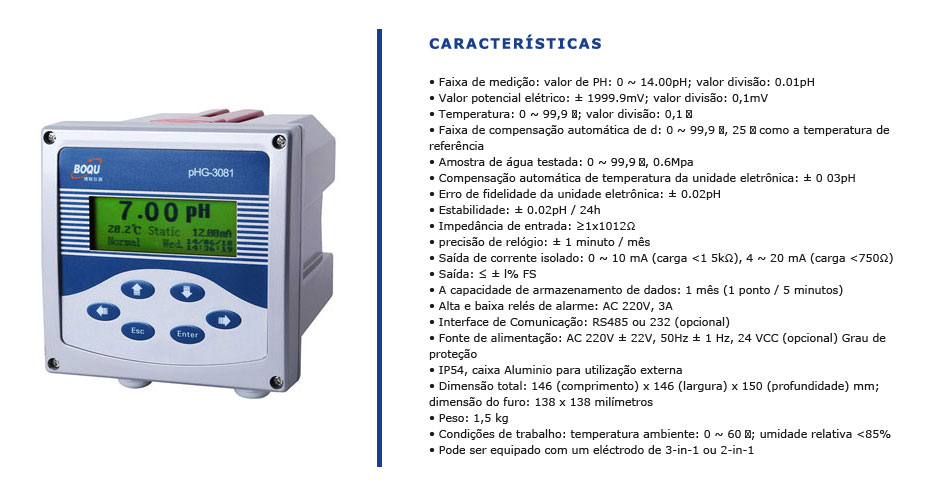 Analisador de PHG - 3081